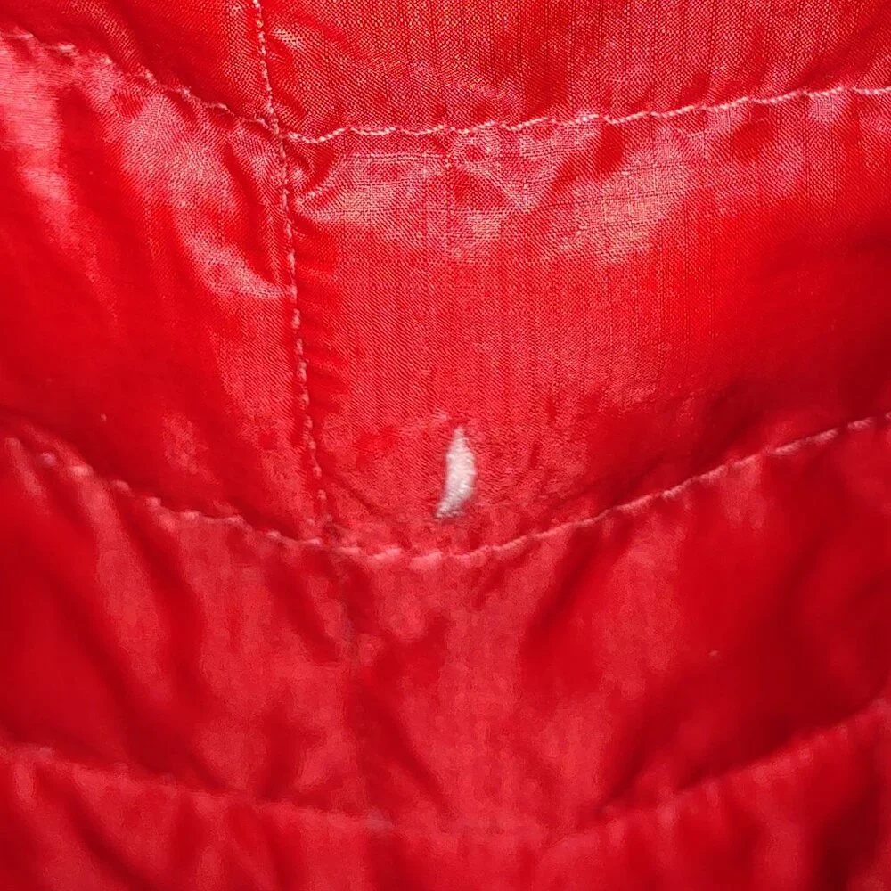 The North Face Thermoball 1/4 Zip  Pullover Jacket Size L Red
